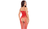 Rene Rofe Sparkle Crotchless Womens Bodystocking Body Stockings
